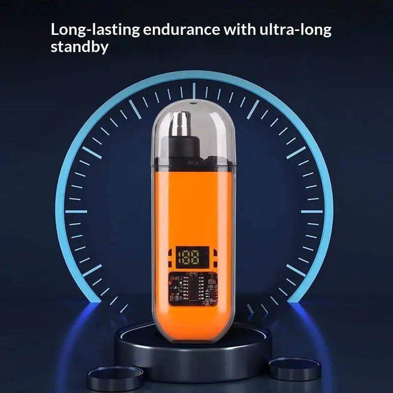 USB Rechargeable Nose & Ear Hair Trimmer – Quiet & Compact