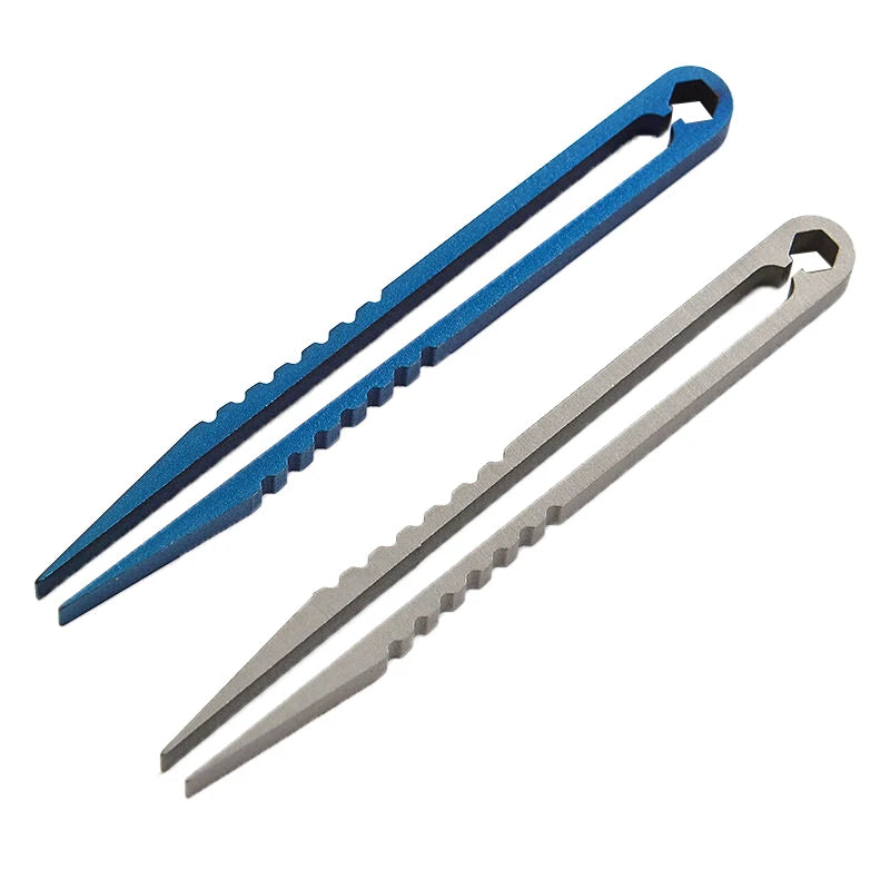 Titanium TC4 EDC Clip Tweezers – Multipurpose Outdoor Tool