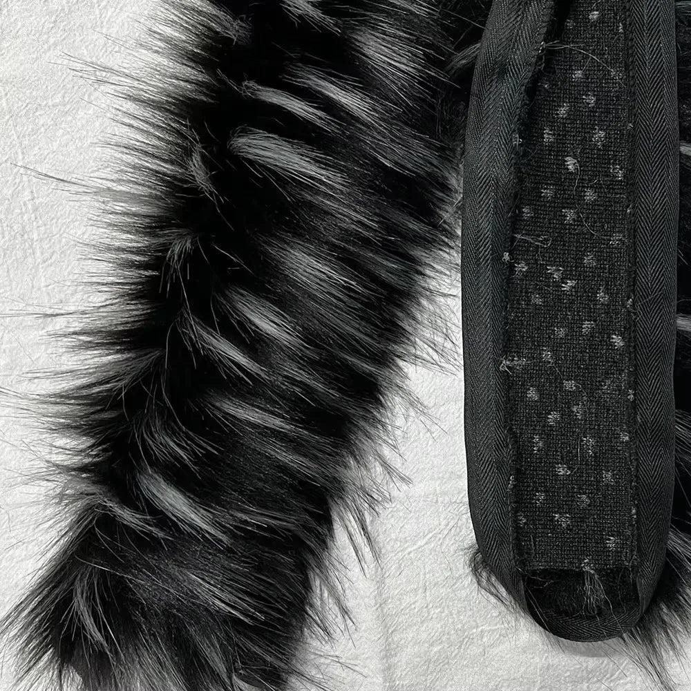 1M Faux Fur Trim Ribbon – Fluffy DIY Clothing Decoration