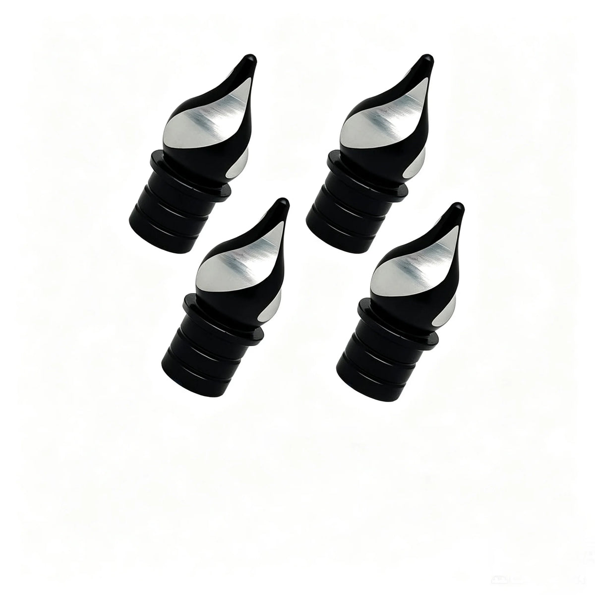 Torch Aluminum Alloy Tire Valve Caps 4-Pack – Car & Motorbike