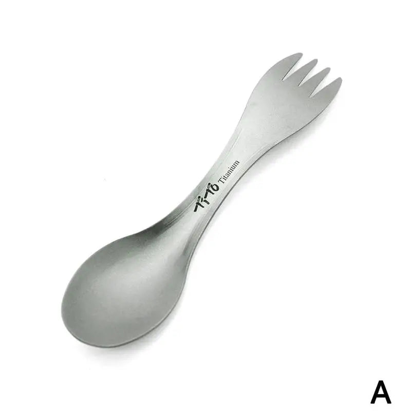 Titanium Spork – Ultralight 2-in-1 Camping Flatware