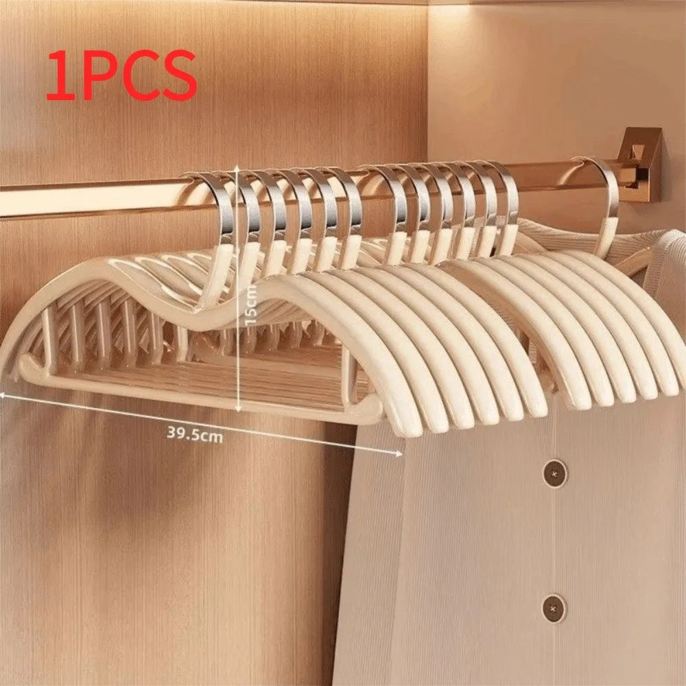 M-Shape Anti-Slip Slim Clothes Hanger – Space-Saving Wardrobe