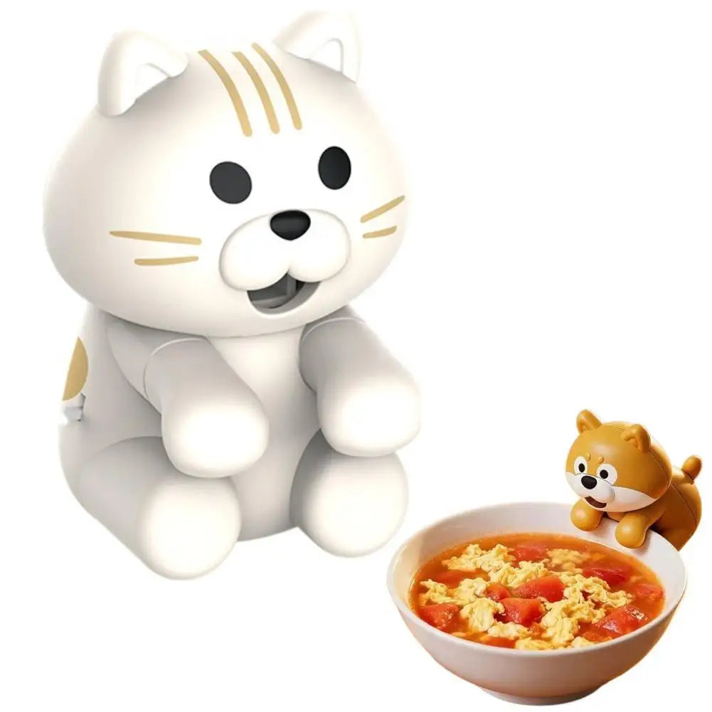 Cute Animal Food Cooling Fan – USB Clip-On Mini Desk Fan