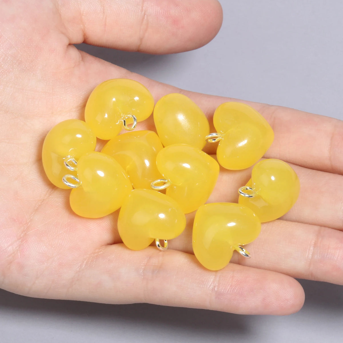 Resin Star Charms Candy Color DIY Jewelry Pendants – 10pcs