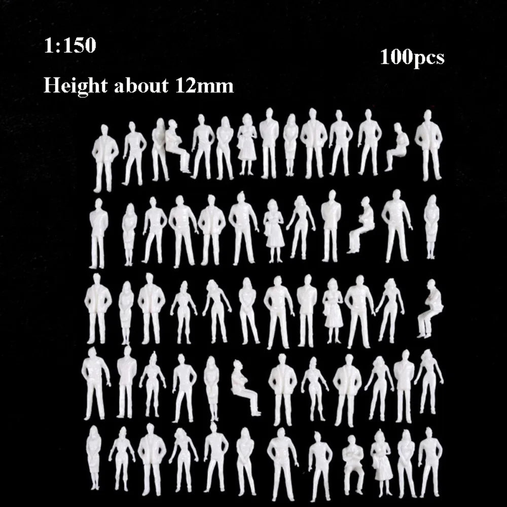 Miniature Model People Figures – Multi-Scale Train Scenery