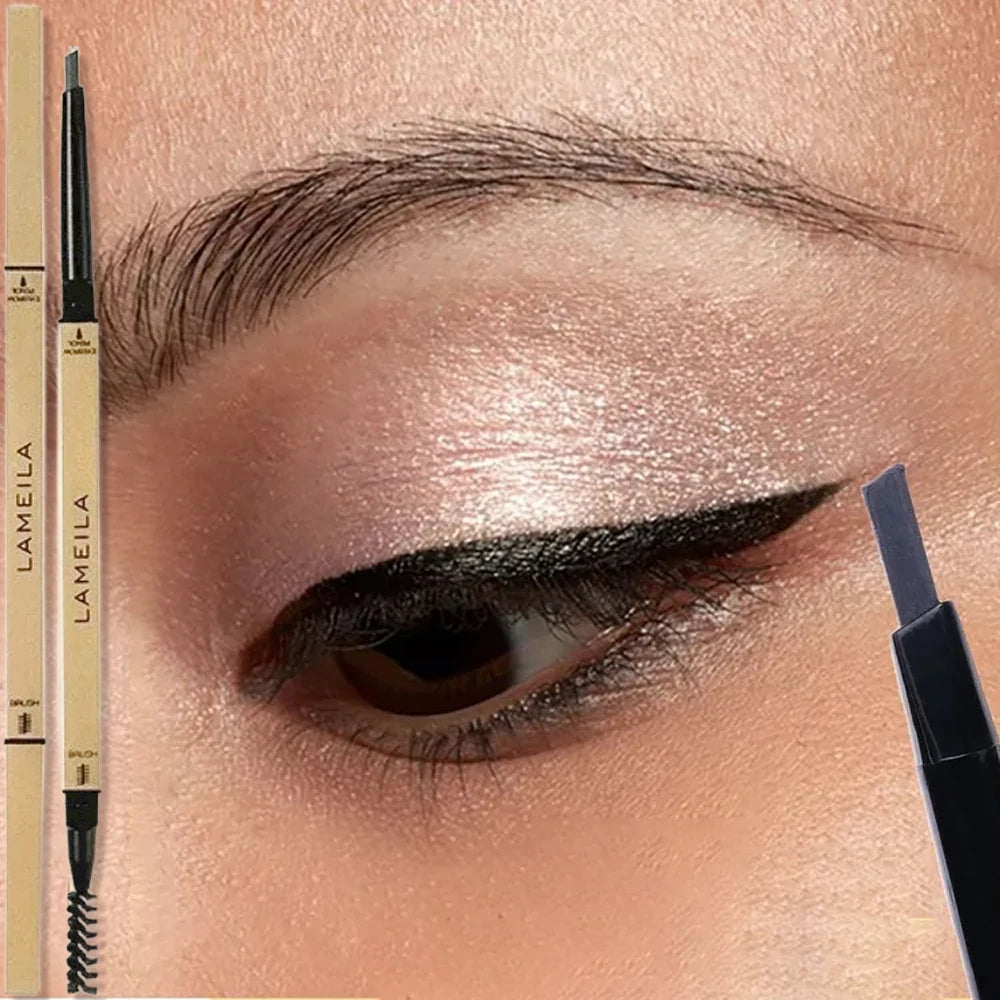 Ultra-Fine Dual-Ended Waterproof Eyebrow Pencil + Spoolie