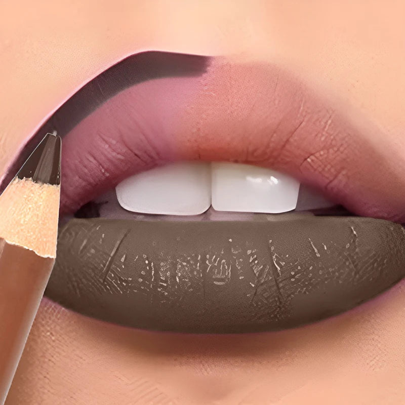 Waterproof Matte Lip Liner Pencil | 28 Shades, Long-Lasting