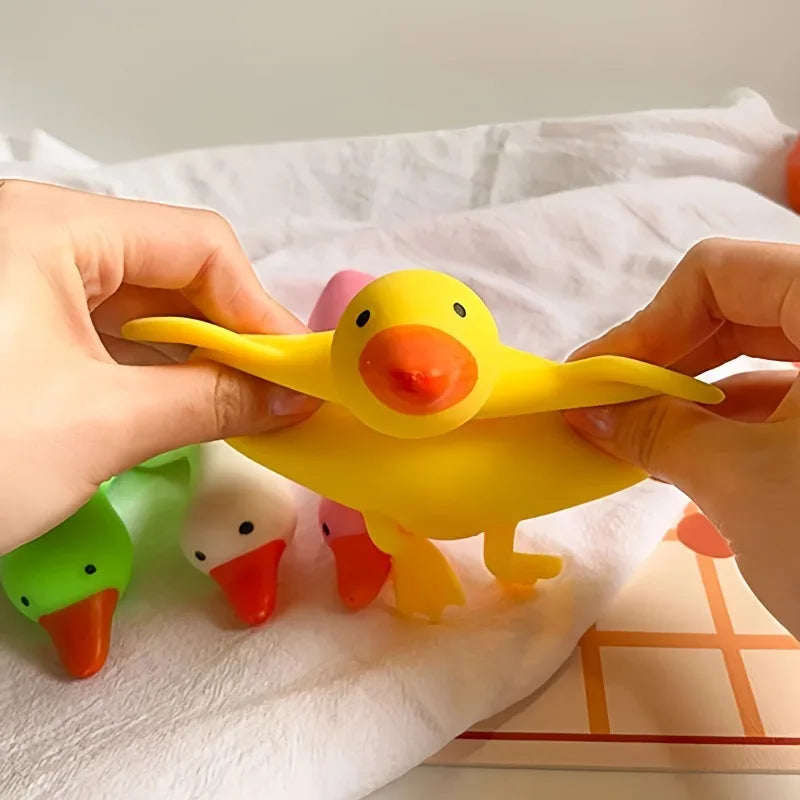 Goose & Duck Squishy Fidget Toy – Stretchy Squeeze Toy