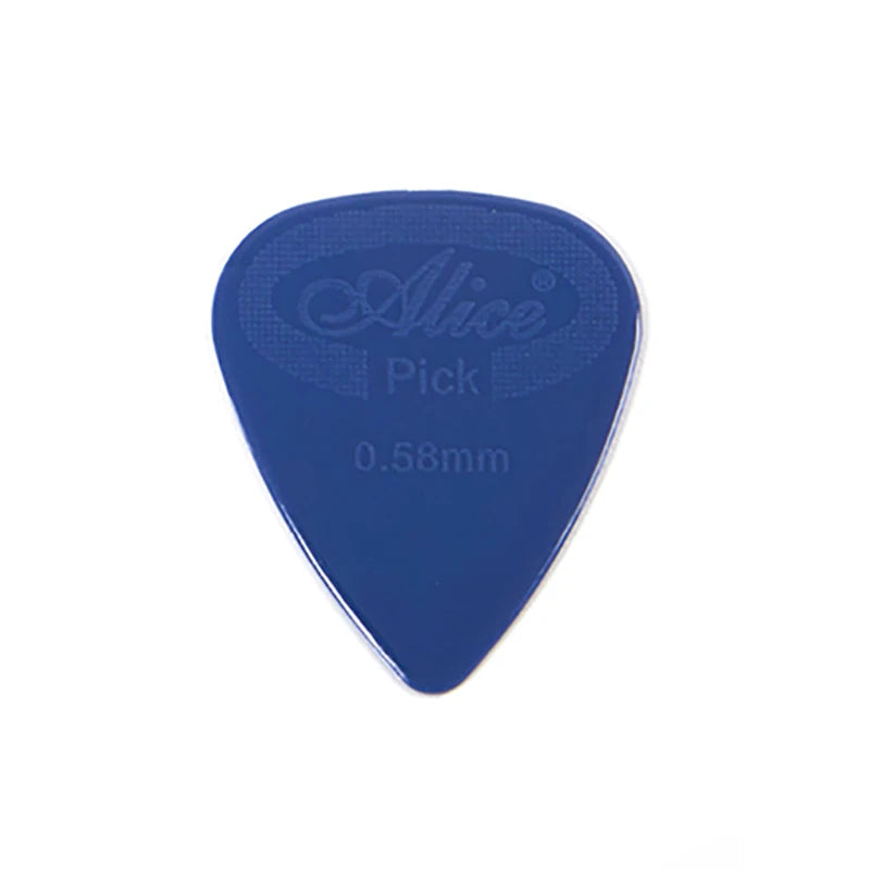 Alice 10-Pack Nylon Guitar Picks – Non-Slip Plectrums, Multi-Gauge
