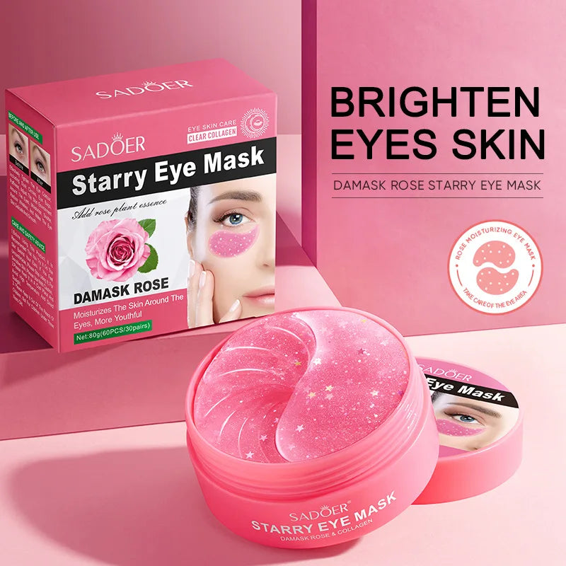 Sadoer Rose Eye Mask Patches – Hydrating Under-Eye Care