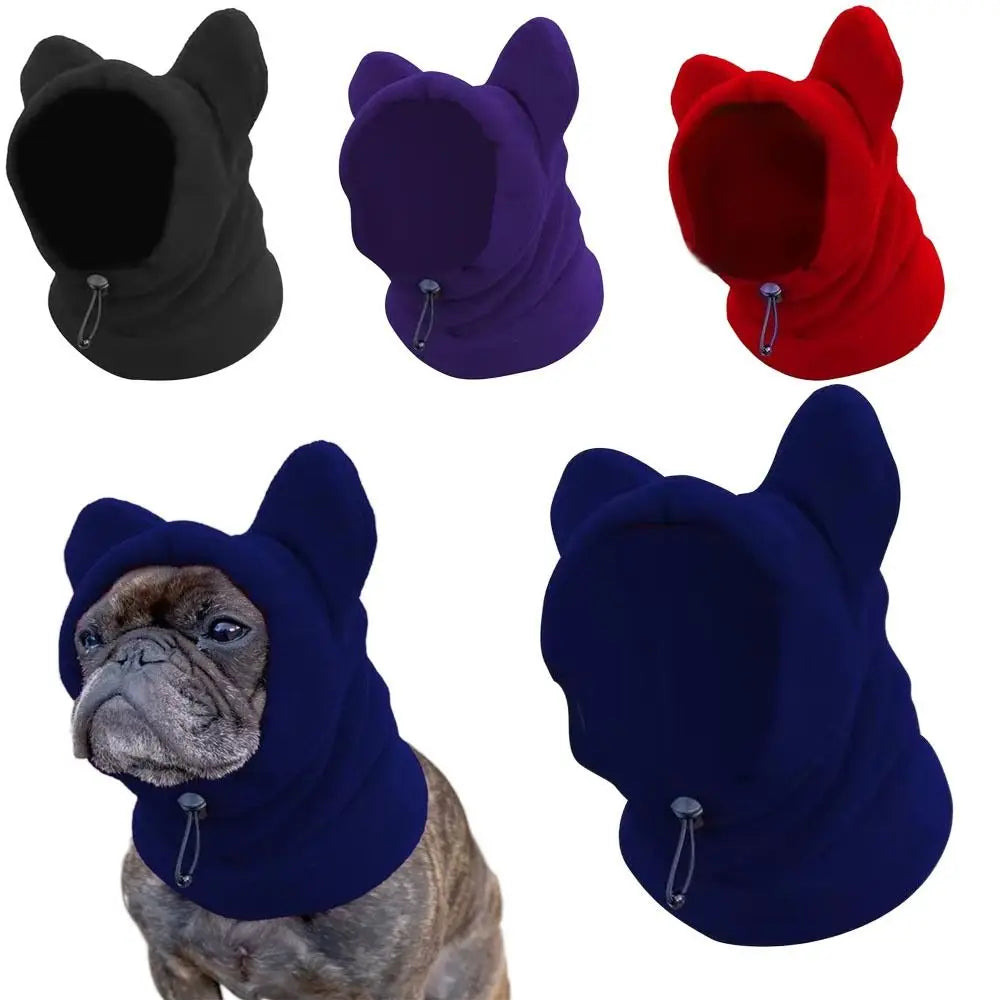 Fleece Bat Hat for Dogs – Adjustable Warm Winter Pet Cap