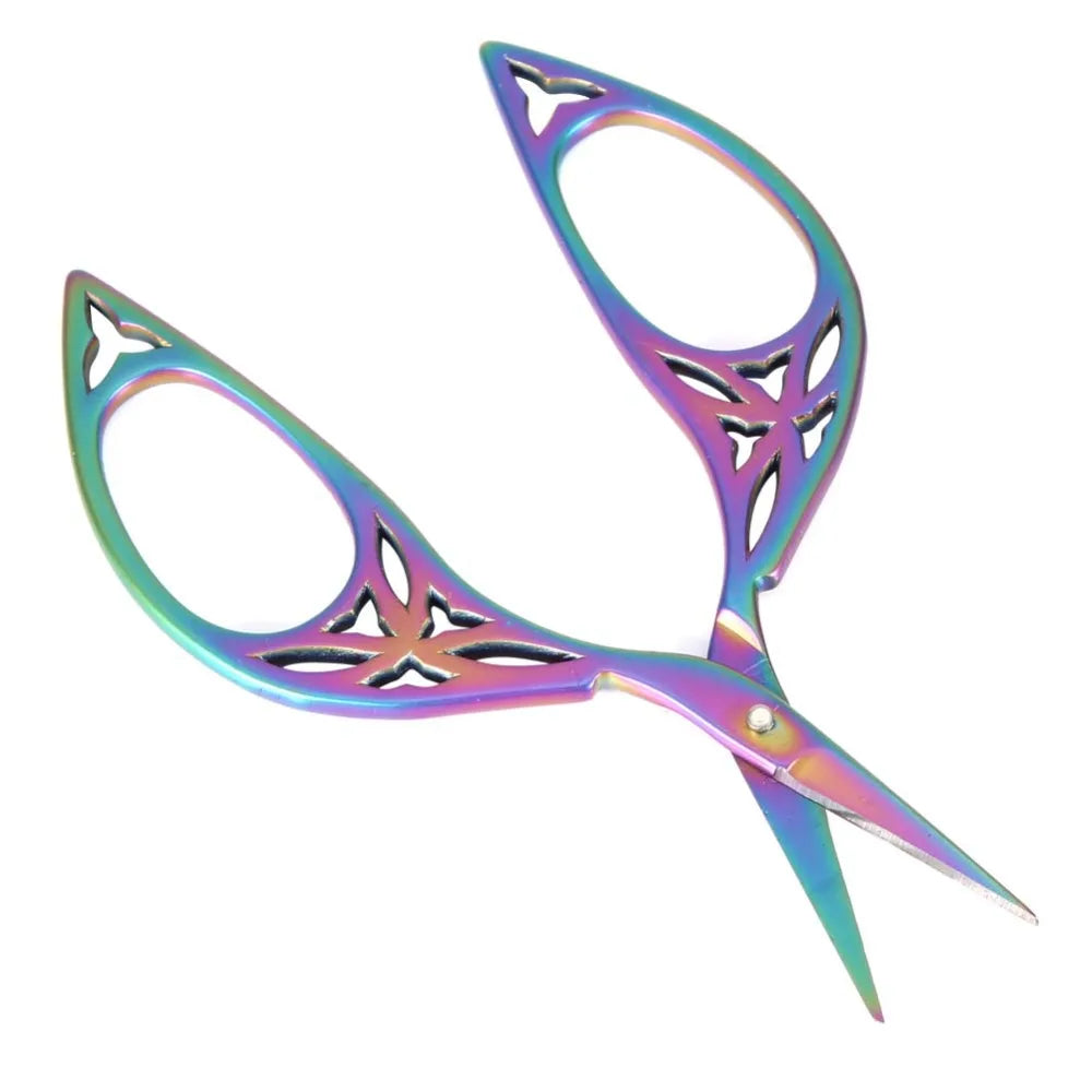 Vintage Leaf Scissors – Stainless Steel Sewing & Needlework
