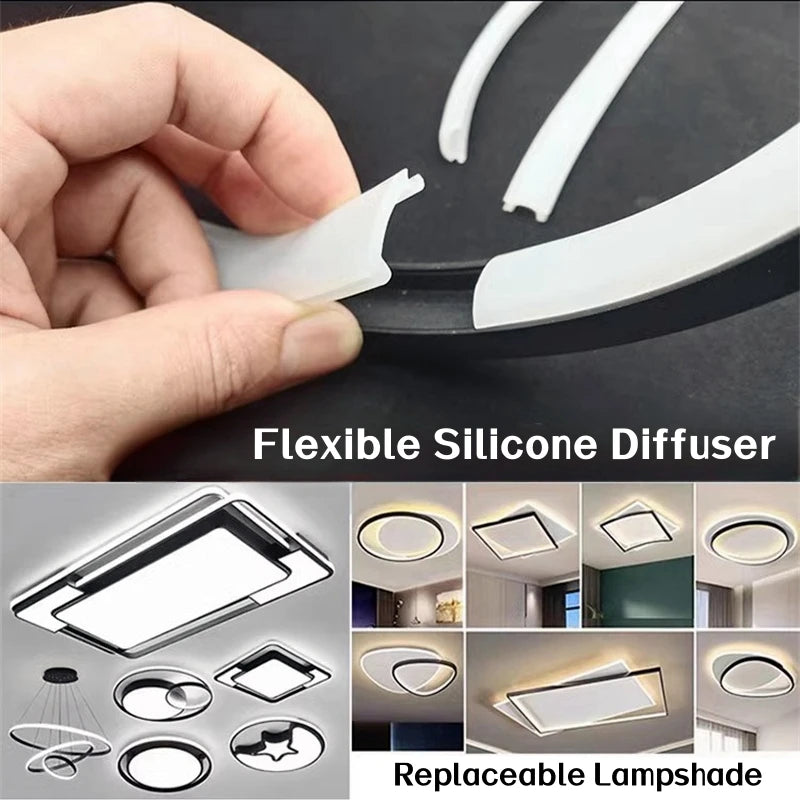 5M Bendable Silicone Diffuser Cover for LED Aluminum Channel