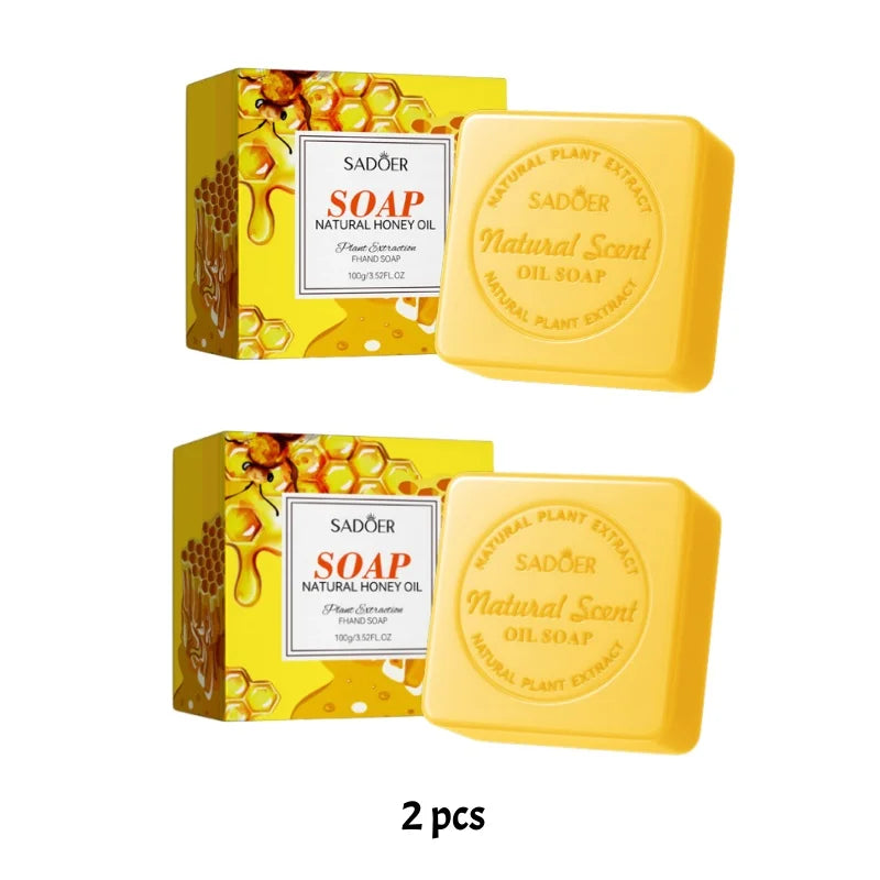Sadoer Bee Essential Oil Soap 2-Pack – 100g Cleansing Bar