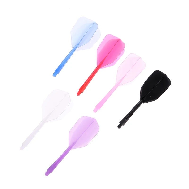 3-Pack 2BA Transparent Dart Shafts – Anti-Fall ABS Plastic