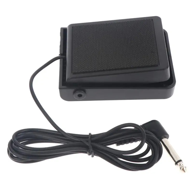 Universal Sustain Pedal – Chrome, Non-Slip for Digital Piano & Keyboard