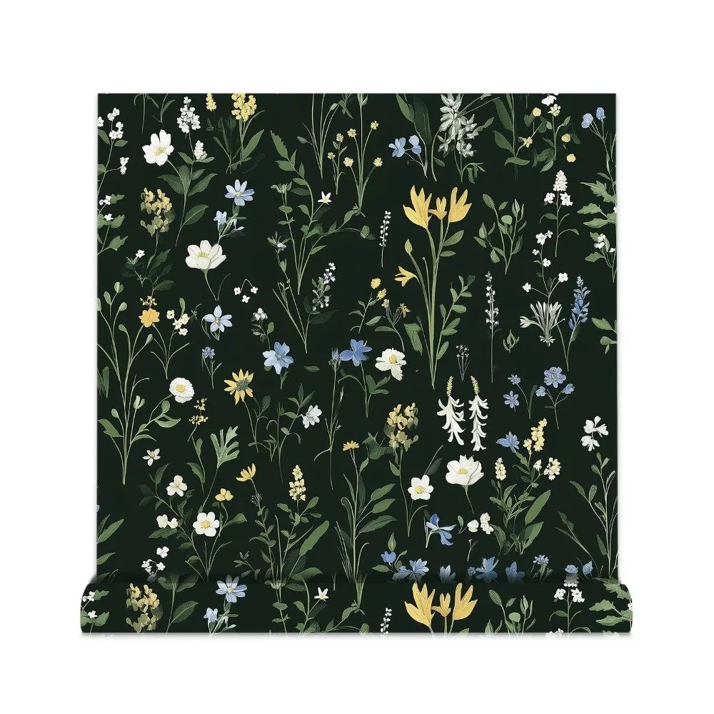 French Floral Peel & Stick Wallpaper – Removable PVC Wall Roll