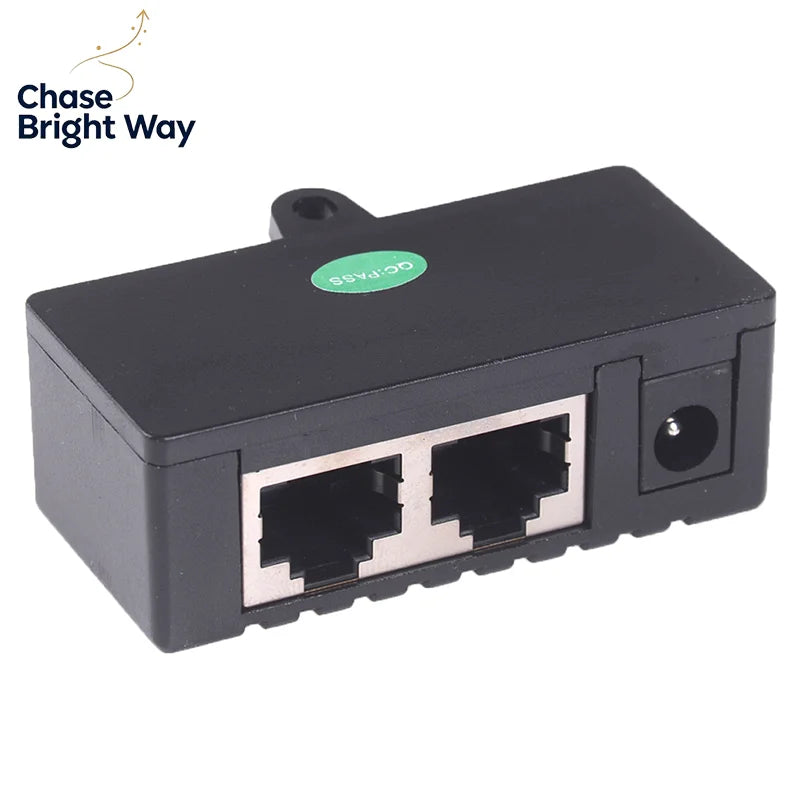 Passive PoE Injector 12V–48V for IP Camera, VoIP & AP