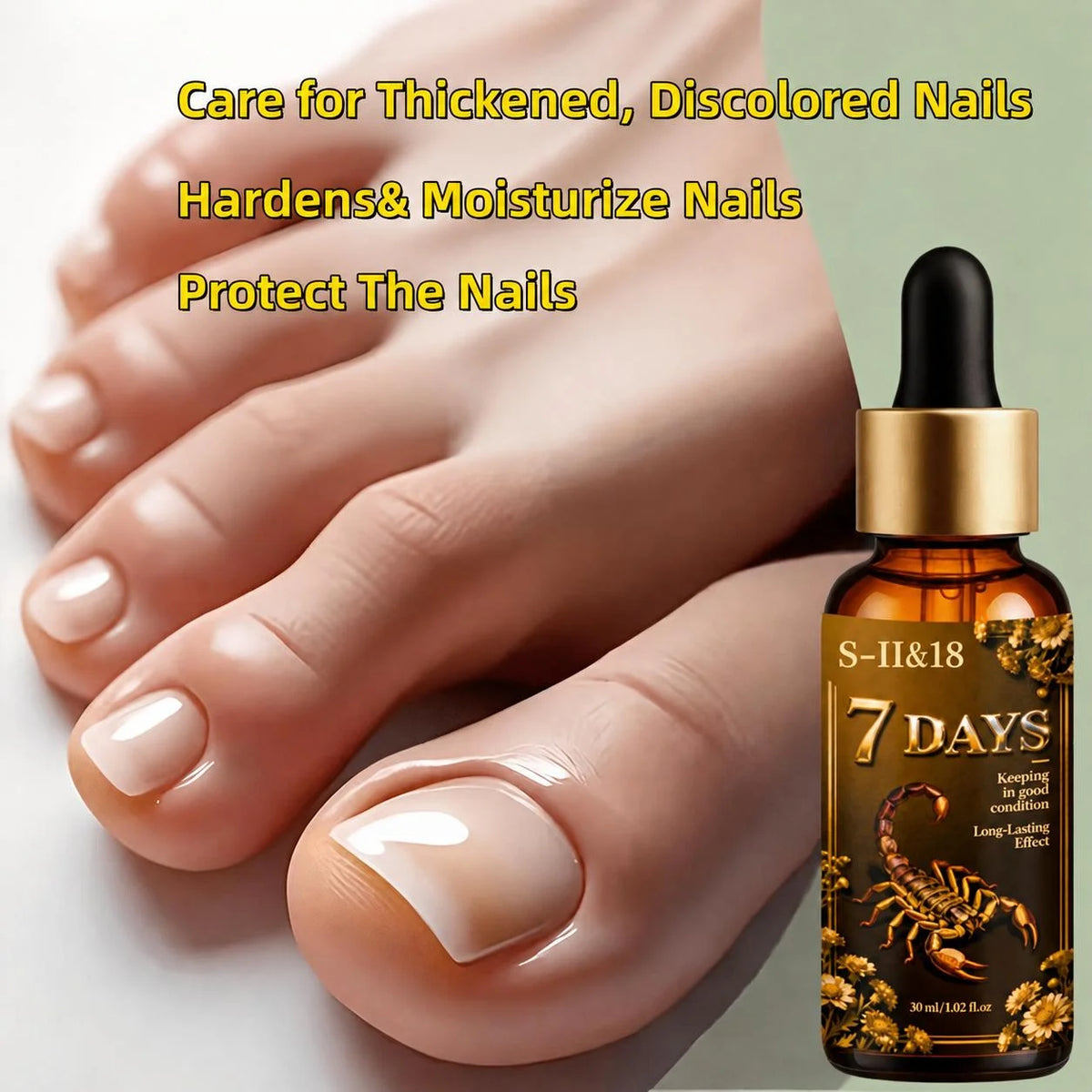Toenail Care Liquid 2-Pack – Bee Venom & Ginger Hydration