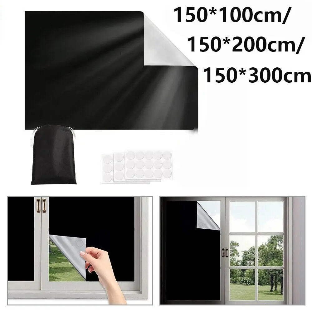 Blackout Window Blind – UV Block Thermal Insulated Travel Curtain