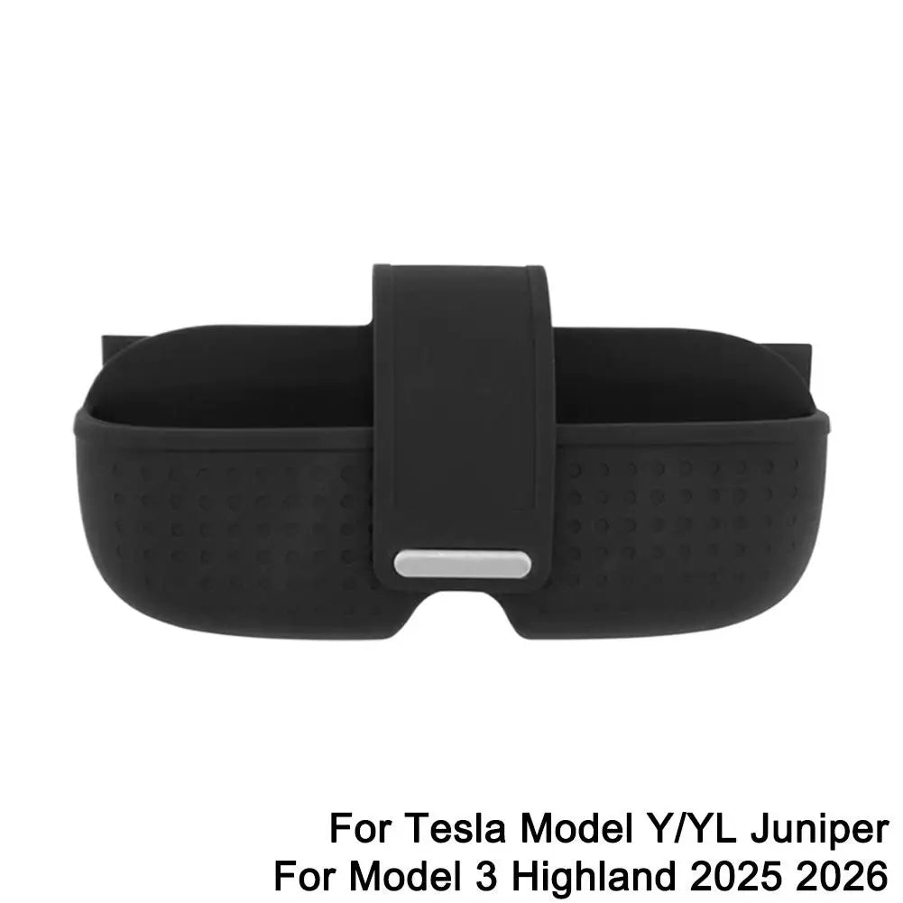 Silicone Sunglasses Holder Tesla Model 3/Y Magnetic Console Tray