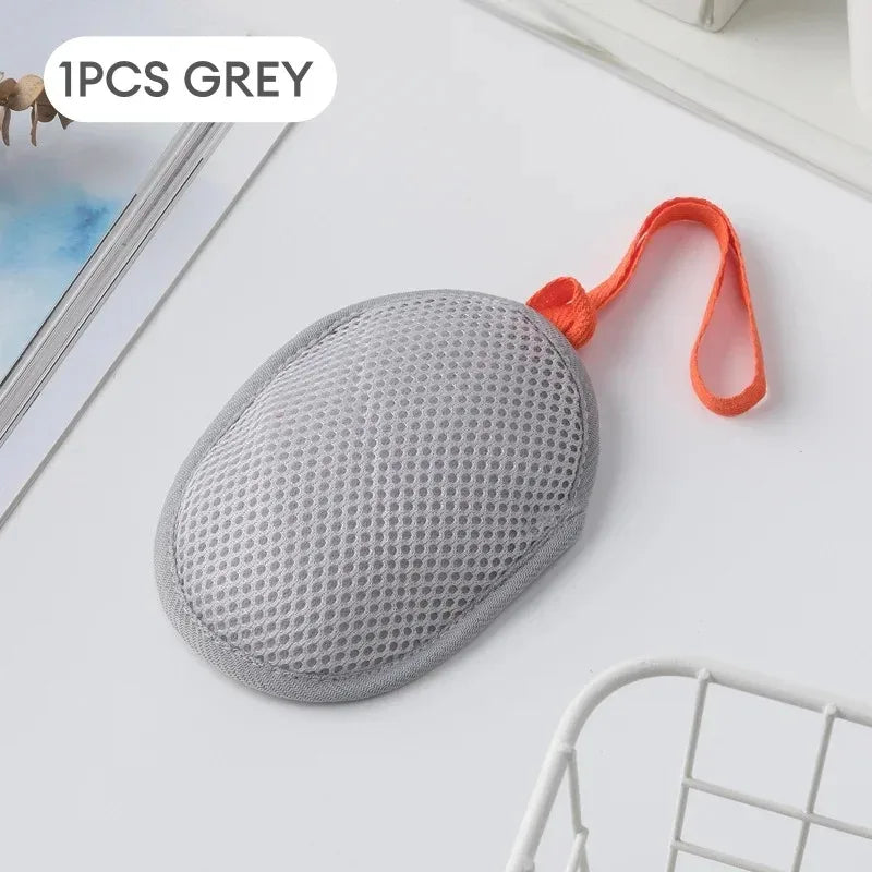 Mesh Soap Saver Pouch – Foaming Bar Soap Bag & Body Scrubber