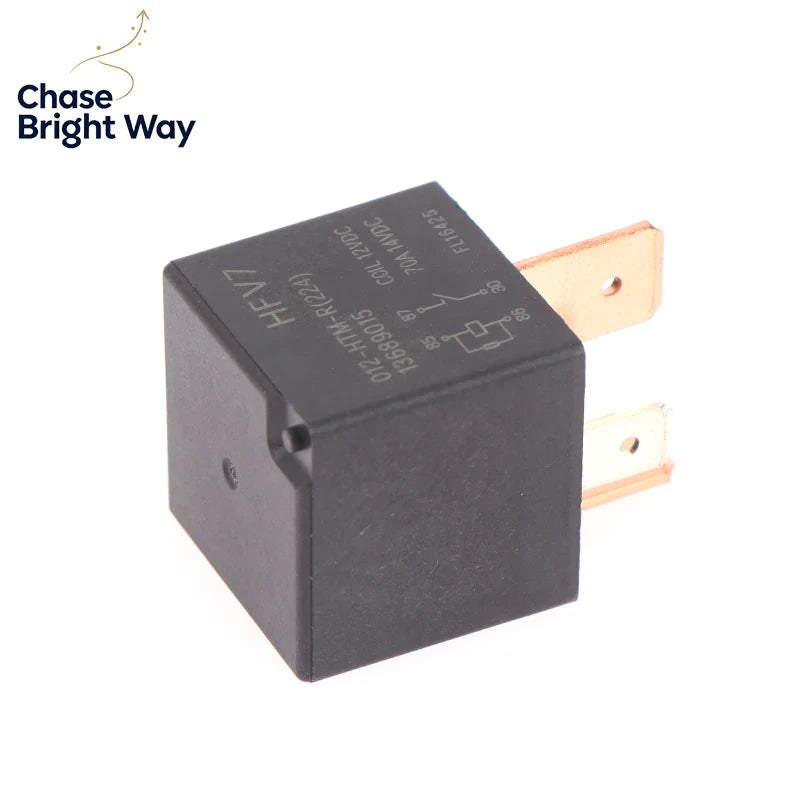 HFV7 012-HTM-R 12V 70A 4-Pin Car Relay – 12VDC Auto Switch