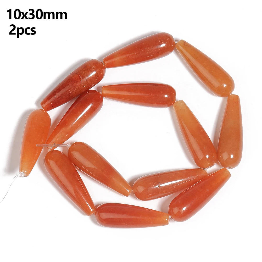 Red Agate Carnelian Loose Stone Beads 8mm – DIY Jewelry
