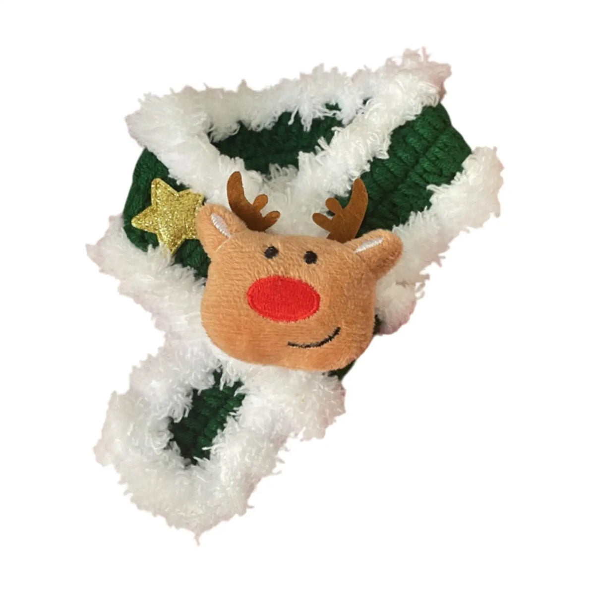 Dog Christmas Knitted Scarf – Cute Pet Neck Warmer Bandana