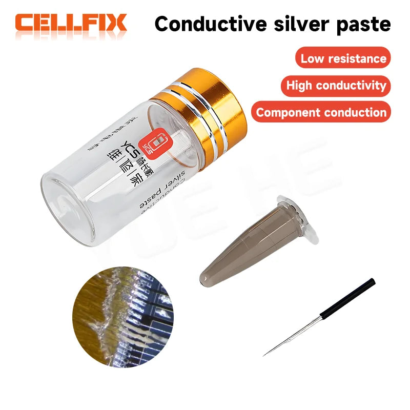 YCS D11 Nano Silver Conductive Paste – Screen Line Repair Kit