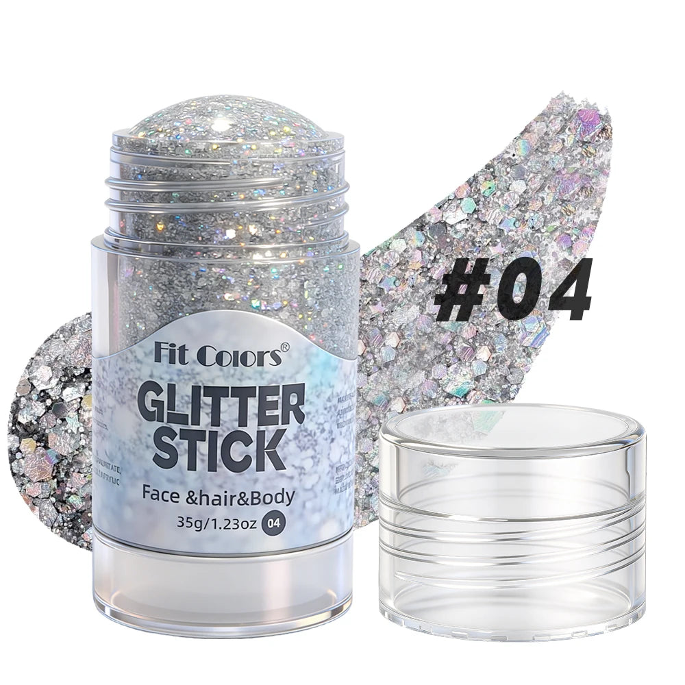Mermaid Star Sequin Glitter Gel Stick – Body, Hair & Face