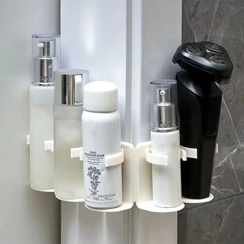 Wall-Mounted Spice Rack – No-Drill Self-Adhesive Jar Holder