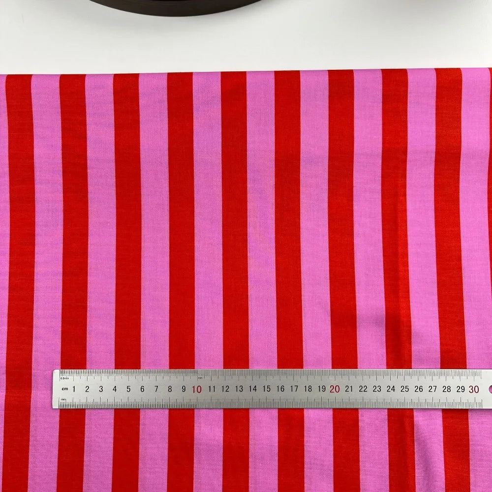 Vertical Stripes Challie Fabric 150×100cm | Sewing Material