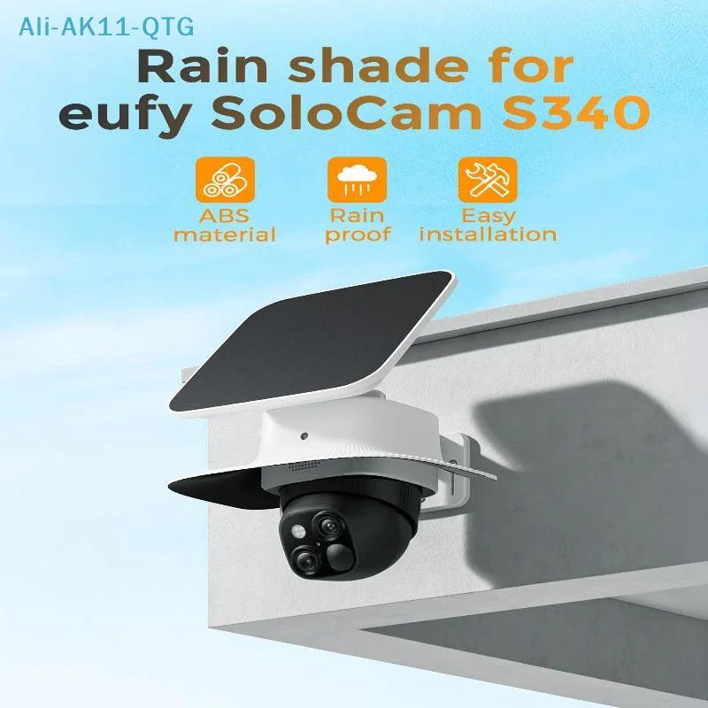 Weatherproof Cover for Eufy S340 – ABS Outdoor Camera Shield