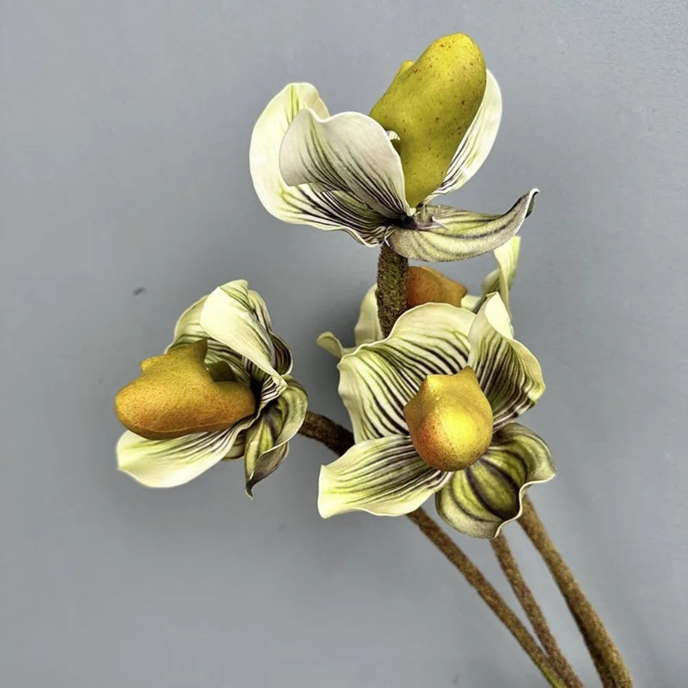 EVA Artificial Orchid Branch – Real Touch Flocked Fake Flower
