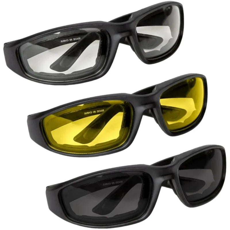Yellow Lens Riding Goggles – Anti-UV Outdoor Sports Sunglasses