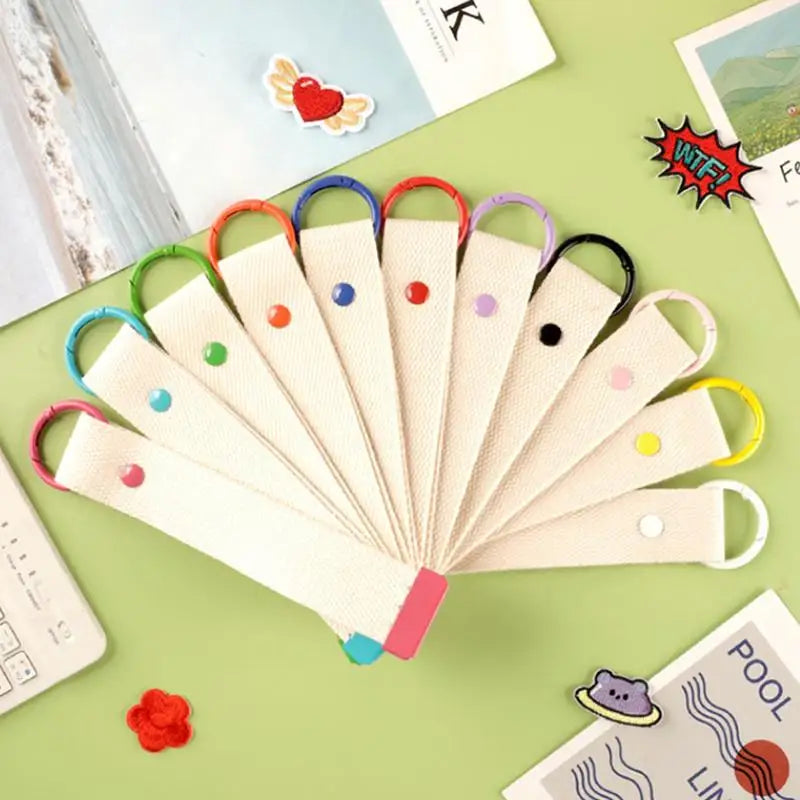 Colorful Webbing Strap Keychain Lanyard | DIY Canvas Strap