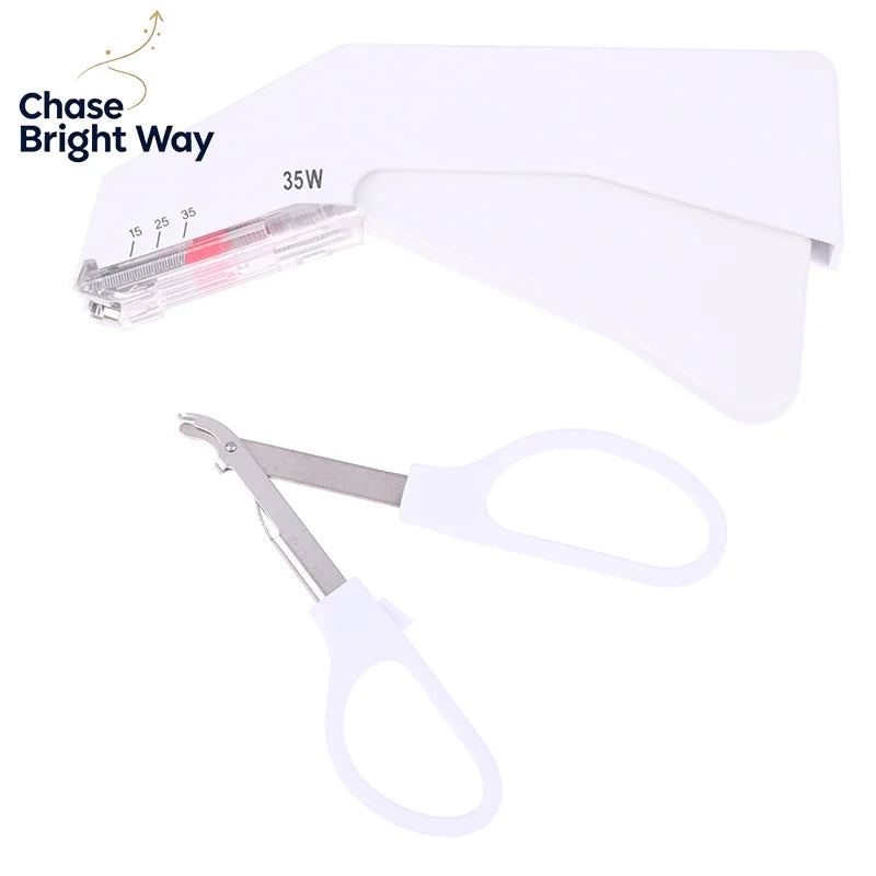 Disposable Skin Stapler 35W + Staple Remover – Stainless Steel