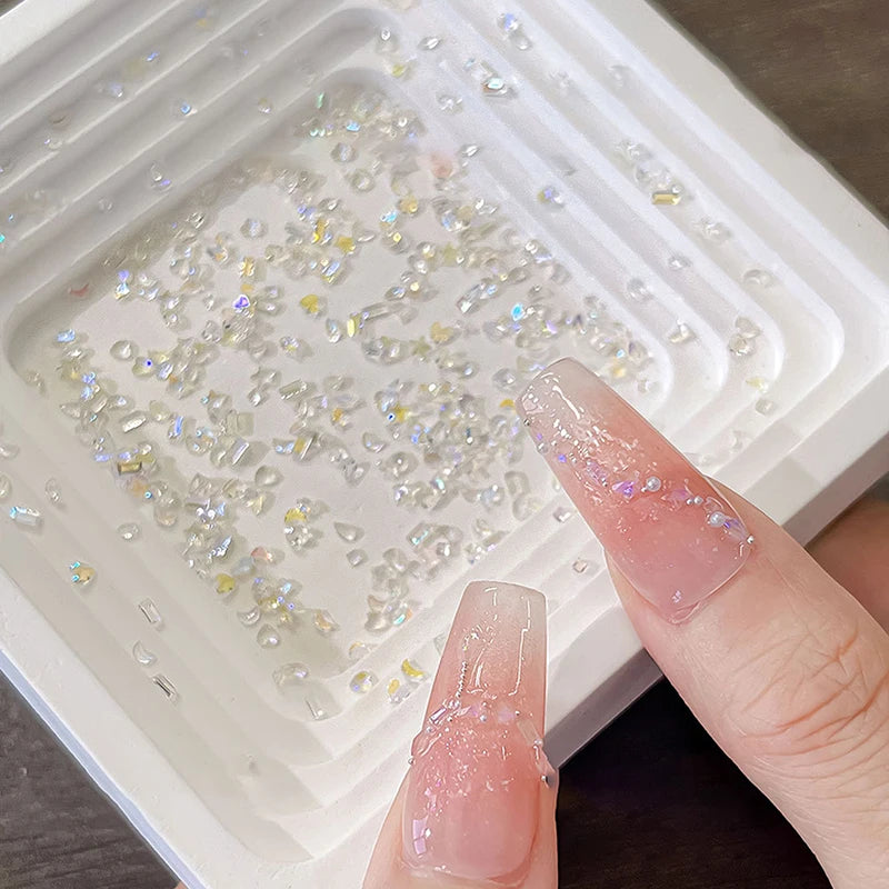 1440Pcs Resin Rhinestone Nail Charms – Flat Back Gem Set
