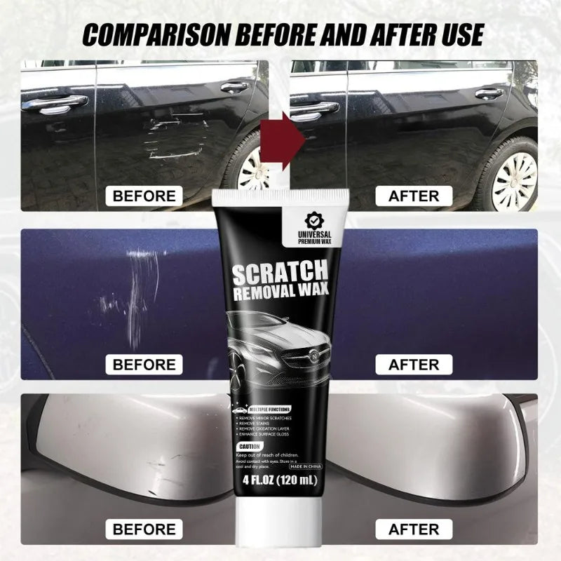 SAMMY 120ml Car Scratch Remover Wax & Polishing Compound Kit