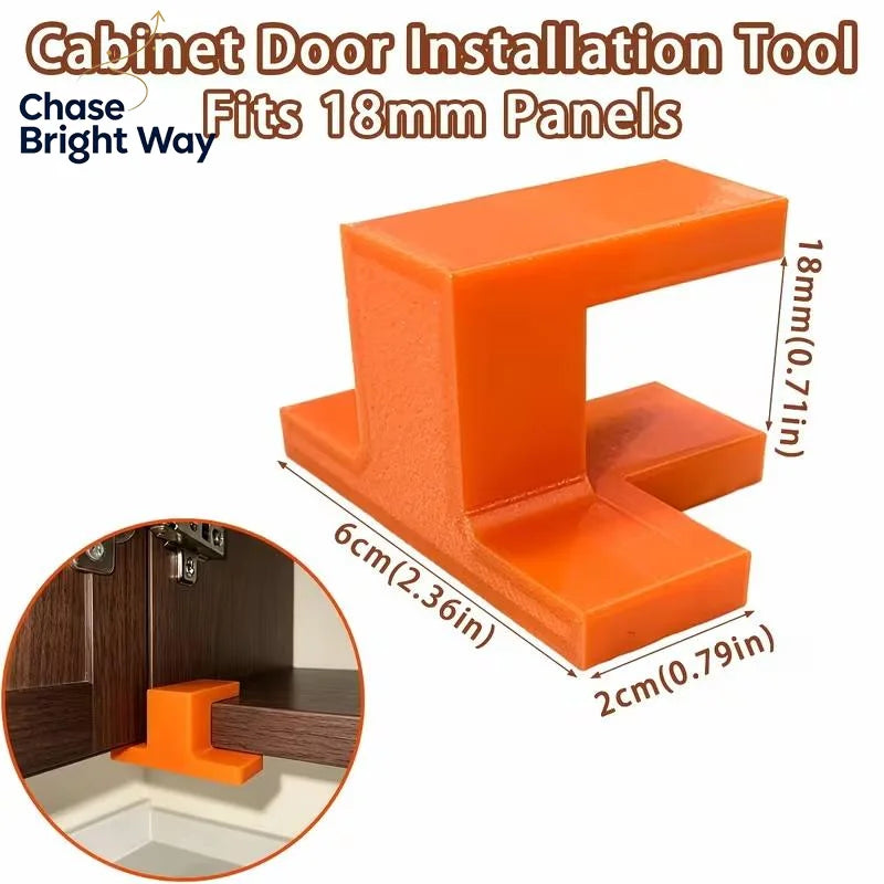 Cabinet Door Fitting Jig T-Type Corner Bracket Woodworking Tool