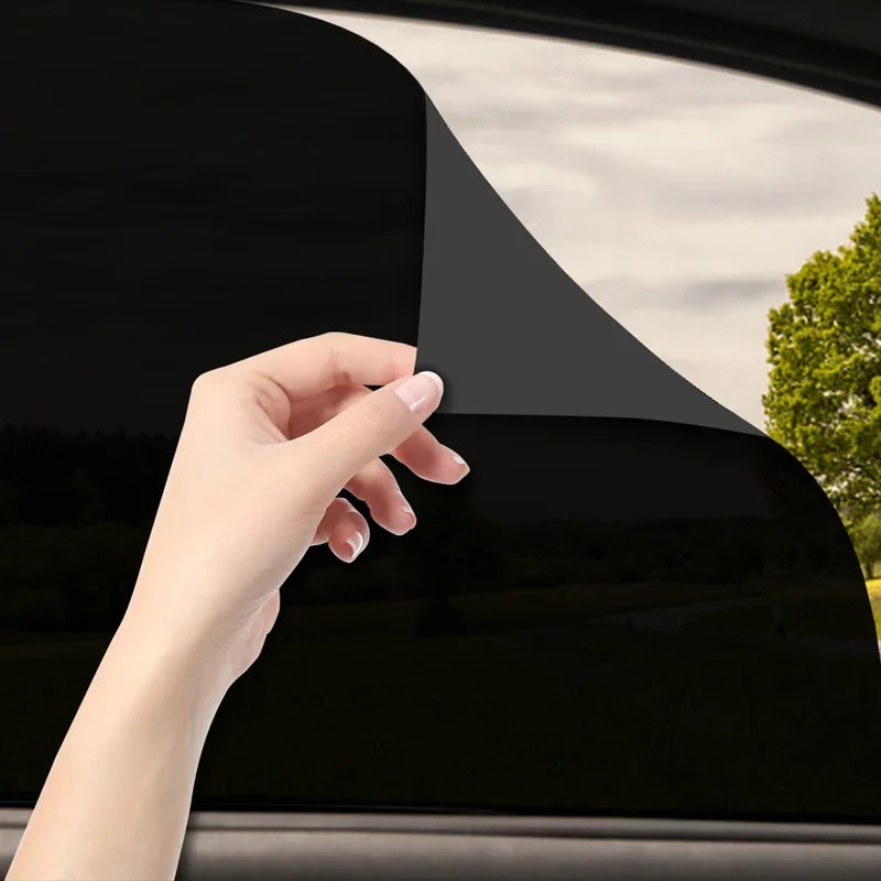 2-Pack Anti-UV Car Window Sunshade Static Cling Film 42×36cm