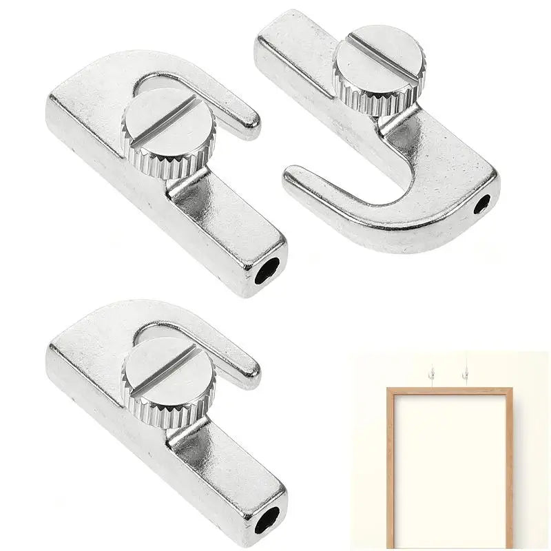 Zinc Alloy Locking Wire Hooks – Picture Hangers 1/2/4 Pack