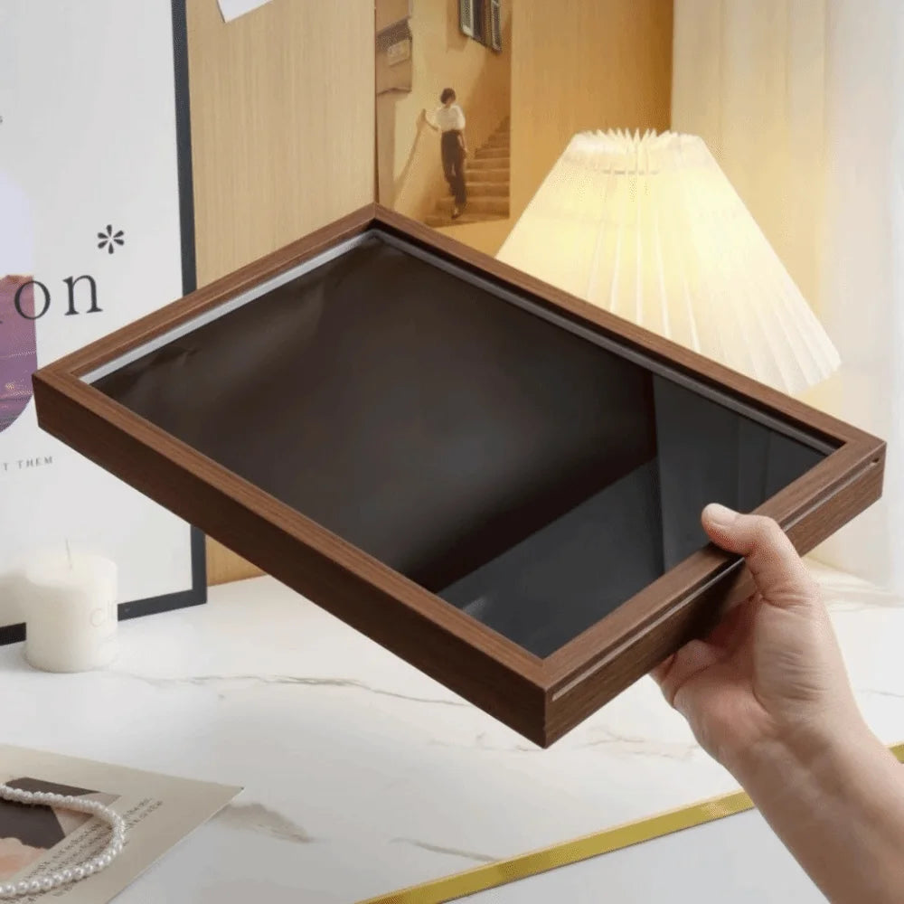 Wall-Mounted Badge & Brooch Display Frame | Felt Board Storage
