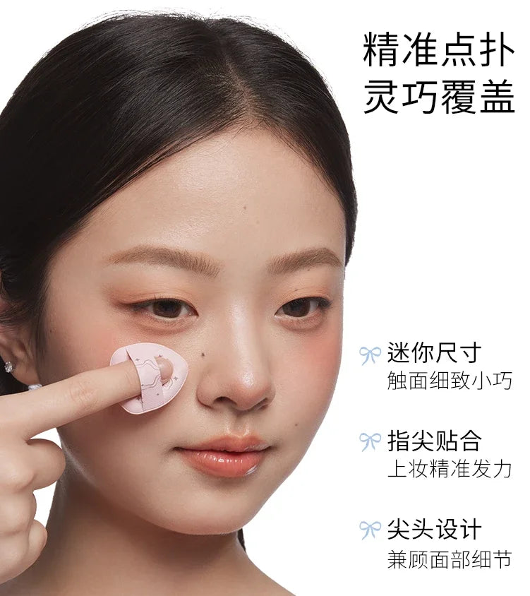 Everbab Mini Thumb Powder Puff Set – Air Cushion Applicator 4pc