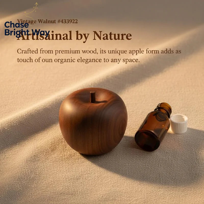 Wooden Essential Oil Diffuser Set – Natural Aromatherapy Décor
