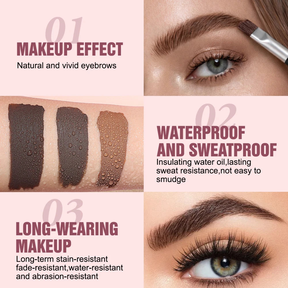 YTRUNS Tinted Brow Gel – 6 Colors Waterproof Eyebrow Mascara
