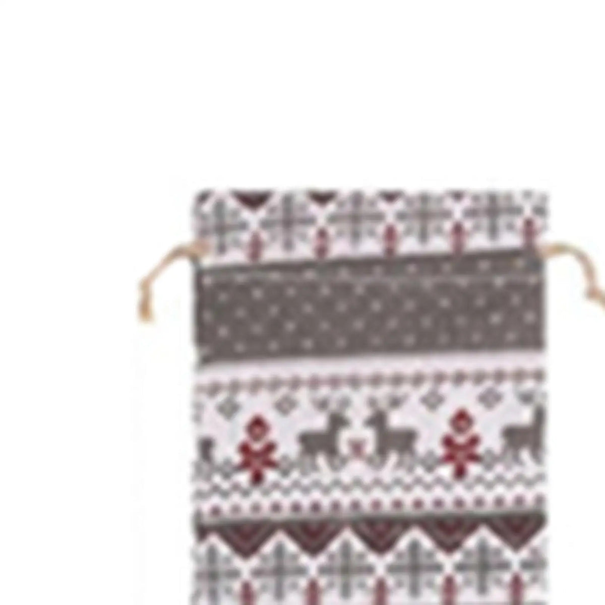 24-Pc Christmas Advent Calendar Burlap Bags with Clips