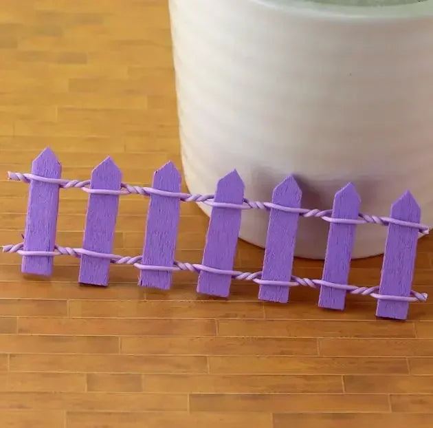 5-Piece Miniature Garden Fence Gate Set | DIY Micro Landscape