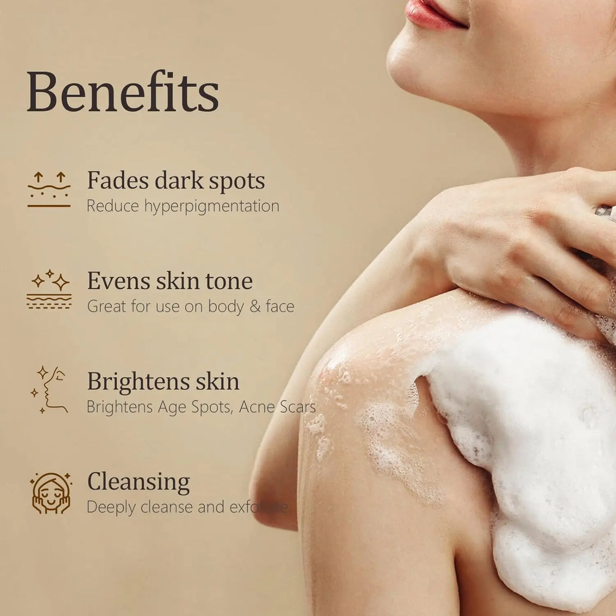 Turmeric Kojic Acid Glow Soap – Even Skin Tone Deep Cleanse